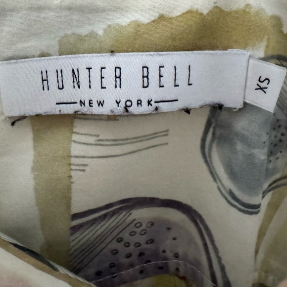 Hunter Bell Poppy Maxi Dress XS Cotton Abstract Print Resort Vacation Coastal - Picture 12 of 12